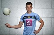 6 October 2017; Wearing this season's new jersey, UCD student and Kerry Footballer Jack Barry is pictured at the announcement of AIB’s three year sponsorship renewal of UCD GAA. The long standing sponsorship extends across Gaelic football, hurling ladies Gaelic football, camogie and handball. Photo by David Fitzgerald/Sportsfile