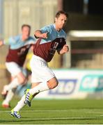 27 July 2012; Declan O'Brien, Drogheda United, celebrates after scoring his side's first goal. Airtricity League Premier Division, Drogheda United v UCD, Hunky Dorys Park, Drogheda, Co. Louth. Photo by Sportsfile