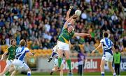 28 July 2012; Joe Sheridan, Meath, in action against Kevin Meaney, Laois. GAA Football All-Ireland Senior Championship Qualifier, Round 4, Meath v Laois, O'Connor Park, Tullamore, Co. Offaly. Photo by Sportsfile