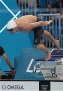 28 July 2012; Ireland's Barry Murphy competes in the heats of the men's 100m breaststroke where he finished 8th in a time of 1:01.57. London 2012 Olympic Games, Swimming, Aquatic Centre, Olympic Park, Stratford, London, England. Picture credit: Tim Clayton / SPORTSFILE