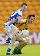28 July 2012; David Gallagher, Meath, in action against Colm Kelly, Laois. GAA Football All-Ireland Senior Championship Qualifier, Round 4, Meath v Laois, O'Connor Park, Tullamore, Co. Offaly. Photo by Sportsfile