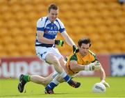 28 July 2012; David Gallagher, Meath, in action against Colm Kelly, Laois. GAA Football All-Ireland Senior Championship Qualifier, Round 4, Meath v Laois, O'Connor Park, Tullamore, Co. Offaly. Photo by Sportsfile