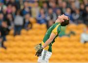 28 July 2012; Jamie Queeney, Meath, reacts after a missed chance on goal. GAA Football All-Ireland Senior Championship Qualifier, Round 4, Meath v Laois, O'Connor Park, Tullamore, Co. Offaly. Photo by Sportsfile