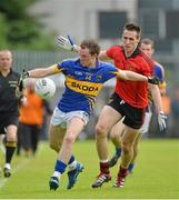 28 July 2012; Peter Acheson, Tipperary, in action against Dan Gordon, Down. GAA Football All-Ireland Senior Championship Qualifier, Round 4, Down v Tipperary, Cusack Park, Mullingar, Co. Westmeath. Picture credit: Barry Cregg / SPORTSFILE