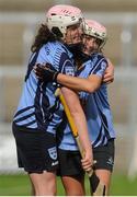 28 July 2012; Dublin's Mairi Moynihan and Ali Twomey, right, celebrate after the game. All-Ireland Senior Camogie Championship, Quarter-Final Qualifier, Dublin v Kilkenny, O'Moore Park, Portlaoise, Co. Laois. Picture credit: Pat Murphy / SPORTSFILE