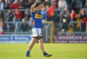 28 July 2012; A dejected Ciarán McDonald, Tipperary, after the game. GAA Football All-Ireland Senior Championship Qualifier, Round 4, Down v Tipperary, Cusack Park, Mullingar, Co. Westmeath. Picture credit: Barry Cregg / SPORTSFILE
