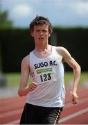 28 July 2012; Eventual second place finisher Dylan Carty, Sligo A.C., in action during the Boy's Under-17 3,000m Walk event. Woodie’s DIY Juvenile Track and Field Championships of Ireland, Tullamore Harriers Stadium, Tullamore, Co. Offaly. Picture credit: Tomas Greally / SPORTSFILE