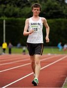 28 July 2012; Eventual second place finisher Dylan Carty, Sligo A.C., in action during the Boy's Under-17 3,000m Walk event. Woodie’s DIY Juvenile Track and Field Championships of Ireland, Tullamore Harriers Stadium, Tullamore, Co. Offaly. Picture credit: Tomas Greally / SPORTSFILE