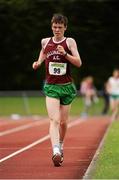 28 July 2012; Dylan Mimna, Ballinamore A.C., Co. Leitrim, in action during the Boy's Under-16 3,000m Walk event. Woodie’s DIY Juvenile Track and Field Championships of Ireland, Tullamore Harriers Stadium, Tullamore, Co. Offaly. Picture credit: Tomas Greally / SPORTSFILE