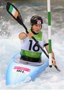 29 July 2012; Ireland's Eoin Rheinisch competes in the heats of the men's single canoe slalom. London 2012 Olympic Games, Canoeing, Lee Valley White Water Centre, Waltham Cross, Hertfordshire, London, England. Picture credit: Stephen McCarthy / SPORTSFILE