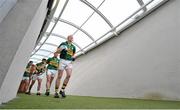28 July 2012; Kerry captain Colm Cooper, followed by Tomás O Sé, Paul Galvin and Killian Young, leads his team out for the start of the game. GAA Football All-Ireland Senior Championship Qualifier, Round 4, Kerry v Clare, Gaelic Grounds, Limerick. Picture credit: Diarmuid Greene / SPORTSFILE