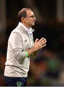 6 October 2017; Republic of Ireland manager Martin O'Neill during the FIFA World Cup Qualifier Group D match between Republic of Ireland and Moldova at Aviva Stadium in Dublin. Photo by Cody Glenn/Sportsfile