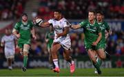 6 October 2017; Charles Piutau of Ulster is tackled by Matt Healy of Connacht during the Guinness PRO14 Round 6 match between Ulster and Connacht at the Kingspan Stadium in Belfast. Photo by Ramsey Cardy/Sportsfile