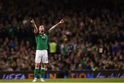 6 October 2017; Shane Duffy of Republic of Ireland during the FIFA World Cup Qualifier Group D match between Republic of Ireland and Moldova at Aviva Stadium in Dublin. Photo by Seb Daly/Sportsfile