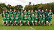 7 October 2017; Connacht squad prior to the U18 Girls Interprovincial match between Leinster and Connacht at MU Barnhall RFC in Leixlip, Co Kildare. Photo by Seb Daly/Sportsfile