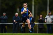 7 October 2017; Molly Fitzgerald of Leinster on her way to scoring her side's fourth try during the U18 Girls Interprovincial match between Leinster and Connacht at MU Barnhall RFC in Leixlip, Co Kildare. Photo by Seb Daly/Sportsfile