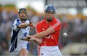 29 July 2012; Patrick Horgan, Cork, in action against Tony Browne, Waterford. GAA Hurling All-Ireland Senior Championship Quarter-Final, Cork v Waterford, Semple Stadium, Thurles, Co. Tipperary. Picture credit: Diarmuid Greene / SPORTSFILE