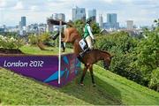 30 July 2012; Ireland's Joseph Murphy, on Electric Cruise, competes during the individual and team eventing cross country, in which he ended the day in 29th place. London 2012 Olympic Games, Equestrian Greenwich Park, Greenwich, London, England. Picture credit: Brendan Moran / SPORTSFILE