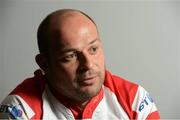 31 July 2012; Ulster's Rory Best during the announcement of the official communications partner of Ulster Rugby. Ravenhill Park, Belfast, Co. Antrim. Photo by Sportsfile