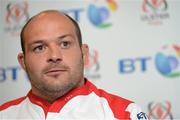 31 July 2012; Ulster's Rory Best during the announcement of the official communications partner of Ulster Rugby. Ravenhill Park, Belfast, Co. Antrim. Photo by Sportsfile