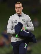6 October 2017; Republic of Ireland GPS analyst Sean McCullagh during the FIFA World Cup Qualifier Group D match between Republic of Ireland and Moldova at Aviva Stadium in Dublin. Photo by Stephen McCarthy/Sportsfile