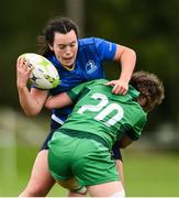 7 October 2017; Orflaith Murray of Leinster is tackled by Rian Callaghan of Connacht during the U18 Girls Interprovincial match between Leinster and Connacht at MU Barnhall RFC in Leixlip, Co Kildare. Photo by Seb Daly/Sportsfile