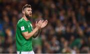 6 October 2017; Daryl Murphy of Republic of Ireland during the FIFA World Cup Qualifier Group D match between Republic of Ireland and Moldova at Aviva Stadium in Dublin. Photo by Stephen McCarthy/Sportsfile