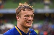 7 October 2017; Josh van der Flier of Leinster after the Guinness PRO14 Round 6 match between Leinster and Munster at the Aviva Stadium in Dublin. Photo by Cody Glenn/Sportsfile