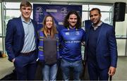 7 October 2017; Leinster's Isa Nacewa and Garry Ringrose with supporters in the Blue Room ahead of the PRO14 Round 6 match between Leinster and Munster at the Aviva Stadium in Dublin. Photo by Brendan Moran/Sportsfile