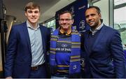 7 October 2017; Leinster's Isa Nacewa and Garry Ringrose with supporters in the Blue Room ahead of the PRO14 Round 6 match between Leinster and Munster at the Aviva Stadium in Dublin. Photo by Brendan Moran/Sportsfile