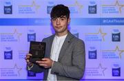 7th October 2017; Electric Ireland present Galway's Conor Fahey with his 2017 Electric Ireland GAA Minor Star Award as voted for by a panel of GAA legends which includes Oisin McConville, Andy McEntee, Donal Og Cusack and Mattie Kenny. Sponsor to the GAA Minor Championships, Electric Ireland today honoured 15 minor players from, football and 15 players from hurling at the inaugural annual Electric Ireland Minor Star Awards in Croke Park #GAAThisIsMajor. Photo by Eóin Noonan/Sportsfile