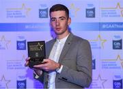 7th October 2017; Electric Ireland present Kerry's Barry Mahony with his 2017 Electric Ireland GAA Minor Star Award as voted for by a panel of GAA legends which includes Oisin McConville, Andy McEntee, Donal Og Cusack and Mattie Kenny. Sponsor to the GAA Minor Championships, Electric Ireland today honoured 15 minor players from, football and 15 players from hurling at the inaugural annual Electric Ireland Minor Star Awards in Croke Park #GAAThisIsMajor. Photo by Eóin Noonan/Sportsfile