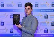 7th October 2017; Electric Ireland present Dublin's Ross McGarry with his 2017 Electric Ireland GAA Minor Star Award as voted for by a panel of GAA legends which includes Oisin McConville, Andy McEntee, Donal Og Cusack and Mattie Kenny. Sponsor to the GAA Minor Championships, Electric Ireland today honoured 15 minor players from, football and 15 players from hurling at the inaugural annual Electric Ireland Minor Star Awards in Croke Park #GAAThisIsMajor. Photo by Eóin Noonan/Sportsfile