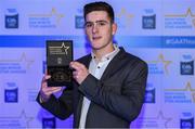 7th October 2017; Electric Ireland present Derry's Padraig McGrogan with his 2017 Electric Ireland GAA Minor Star Award as voted for by a panel of GAA legends which includes Oisin McConville, Andy McEntee, Donal Og Cusack and Mattie Kenny. Sponsor to the GAA Minor Championships, Electric Ireland today honoured 15 minor players from, football and 15 players from hurling at the inaugural annual Electric Ireland Minor Star Awards in Croke Park #GAAThisIsMajor. Photo by Eóin Noonan/Sportsfile