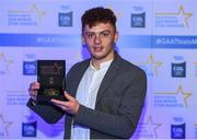 7th October 2017; Electric Ireland present Kerry's Niall Donohue with his 2017 Electric Ireland GAA Minor Star Award as voted for by a panel of GAA legends which includes Oisin McConville, Andy McEntee, Donal Og Cusack and Mattie Kenny. Sponsor to the GAA Minor Championships, Electric Ireland today honoured 15 minor players from, football and 15 players from hurling at the inaugural annual Electric Ireland Minor Star Awards in Croke Park #GAAThisIsMajor. Photo by Eóin Noonan/Sportsfile