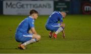 7 October 2017; Finn Harps players dejected after the SSE Airtricity League Premier Division match between Finn Harps and Dundalk at Finn Park in Ballybofey, Co Donegal. Photo by Oliver McVeigh/Sportsfile
