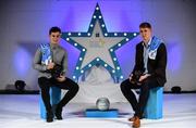7 October 2017; Electric Ireland present the Dublin representatives of the Minor Football Team of the Year, Ross McGarry, left, and Peadar Ó Cofaigh Byrne, with their 2017 Electric Ireland GAA Minor Star Awards as voted for by a panel of GAA legends which includes Oisin McConville, Andy McEntee, Donal Og Cusack and Mattie Kenny. Sponsor to the GAA Minor Championships, Electric Ireland today honoured 15 minor players from, football and 15 players from hurling at the inaugural annual Electric Ireland Minor Star Awards in Croke Park #GAAThisIsMajor Photo by Sam Barnes/Sportsfile