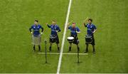 7 October 2017; Leinster drummers perform before the PRO14 Round 6 match between Leinster and Munster at the Aviva Stadium in Dublin. Photo by Cody Glenn/Sportsfile