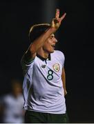 7 October 2017; Jason Molumby of Republic of Ireland celebrates after scoring his side's fourth goal of the game, and his third to complete his hat-trick, during the UEFA European U19 Championship Qualifier match between Republic of Ireland and Cyprus at the Regional Sports Centre in Waterford. Photo by Seb Daly/Sportsfile