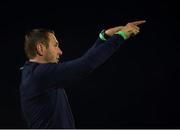 7 October 2017; Republic of Ireland manager Tom Mohan during the UEFA European U19 Championship Qualifier match between Republic of Ireland and Cyprus at the Regional Sports Centre in Waterford. Photo by Seb Daly/Sportsfile