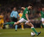 6 October 2017; Shane Long of Republic of Ireland during the FIFA World Cup Qualifier Group D match between Republic of Ireland and Moldova at Aviva Stadium in Dublin. Photo by Seb Daly/Sportsfile