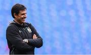 8 October 2017; Wales manager Chris Coleman during squad training at Cardiff City Stadium in Cardiff, Wales. Photo by Stephen McCarthy/Sportsfile