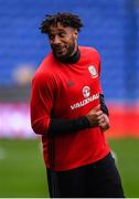 8 October 2017; Ashley Williams of Wales during squad training at Cardiff City Stadium in Cardiff, Wales. Photo by Stephen McCarthy/Sportsfile