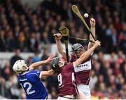 8 October 2017; Liam Ryan and Seamus Burke of Borris-Ileigh in action against Pa Burke of Thurles Sarsfields, during the Tipperary County Senior Hurling Championship Final match, between Thurles Sarsfields and Borris-Ileigh, at Semple Stadium in Thurles, Co Tipperary. Photo by Matt Browne/Sportsfile