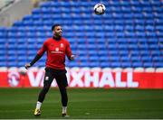 8 October 2017; Hal Robson-Kanu of Wales during squad training at Cardiff City Stadium in Cardiff, Wales. Photo by Stephen McCarthy/Sportsfile