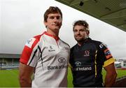 31 July 2012; Ulster's Robbie Diack, left, and Jared Payne in attendance during a media event to launch their new jersey. Ravenhill Park, Belfast, Co. Antrim. Photo by Sportsfile