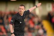 27 July 2012; Referee Derek Tomney. Airtricity League Premier Division, Derry City v Shamrock Rovers, Brandywell, Derry. Picture credit: Oliver McVeigh / SPORTSFILE
