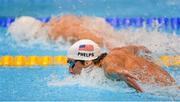 30 July 2012; USA's Michael Phelps competes in the heats of the men's 200m butterfly event. London 2012 Olympic Games, Swimming, Aquatic Centre, Olympic Park, Stratford, London, England. Picture credit: Stephen McCarthy / SPORTSFILE