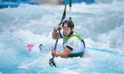 1 August 2012; Ireland's Eoin Rheinisch competes in the semi-final of the Men's Kayak Single K1 where he finished in 14th place but did not qualify for the final. London 2012 Olympic Games, Canoeing, Lee Valley White Water Centre, Waltham Cross, Hertfordshire, London, England. Picture credit: Brendan Moran / SPORTSFILE