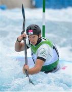 1 August 2012; Ireland's Eoin Rheinisch competes in the semi-final of the Men's Kayak Single K1 where he finished in 14th place and did not qualify for the final. London 2012 Olympic Games, Canoeing, Lee Valley White Water Centre, Waltham Cross, Hertfordshire, London, England. Picture credit: Brendan Moran / SPORTSFILE